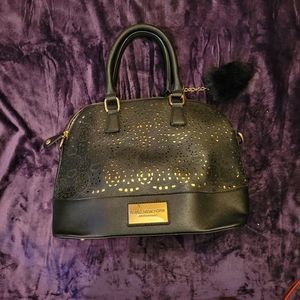 Black Leather Shoulder Bag